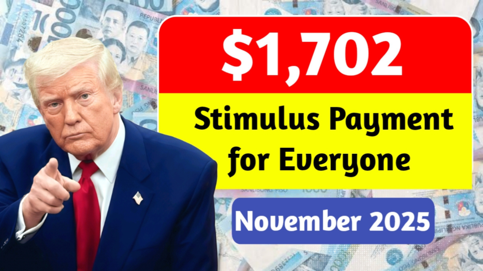 $1,702 Stimulus for Everyone – November 2025 Payout Schedule Details