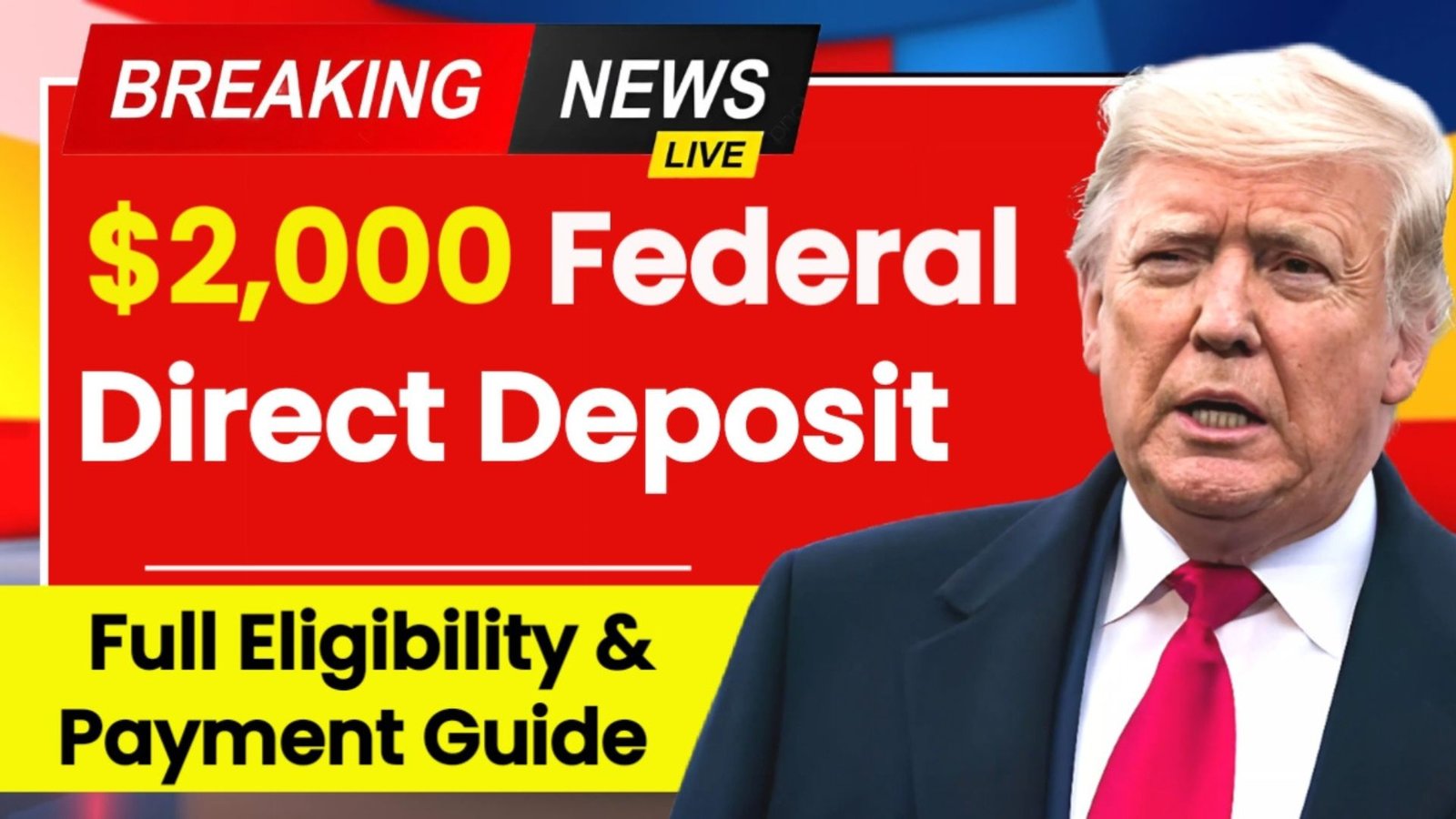 $2,000 Federal Direct Deposit in November 2025: Full Eligibility & Payment Guide
