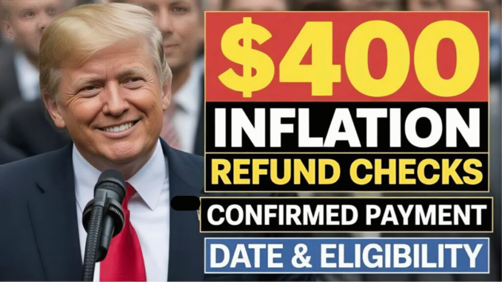 $400 Inflation Refund Checks for 2025: Who Qualifies & Exact Mailing Dates