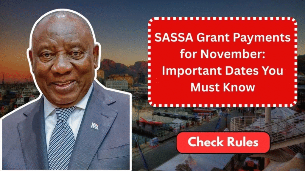Unlock SASSA Grant Dates November 2025: Full Timeline & Handy Advice